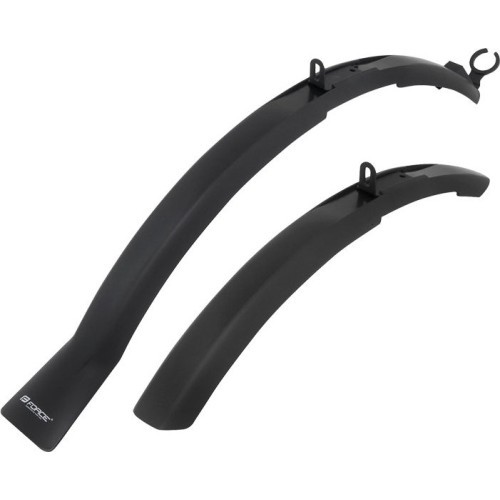 Mudguard set FORCE 24-28" (plastic, black)