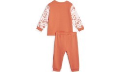 Puma Ess Mix Mtch Infants bērnu sporta tērps, balts/oranžs 676368 60