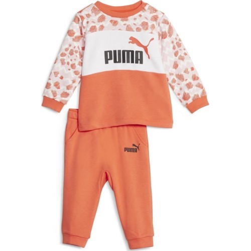 Детский спортивный костюм Puma Ess Mix Mtch Infants белый/оранжевый 676368 60
