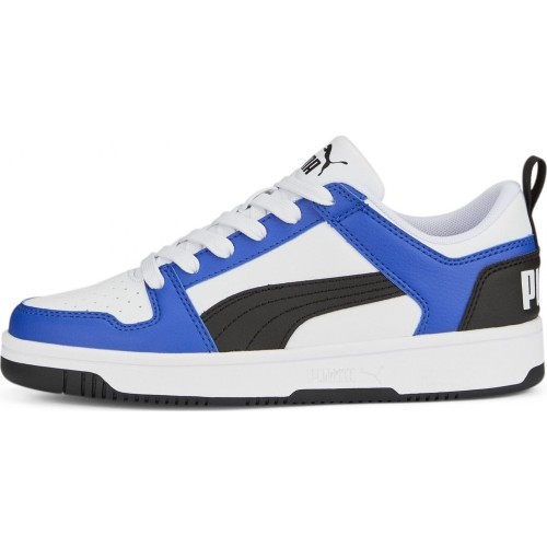 Puma подростковые кроссовки Rebound Layup Lo SL Jr White Blue 370490 19