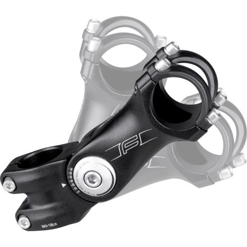 Regulējams velosipēda stūres pagarinājums FORCE S6.4 31,8/105mm (melns)