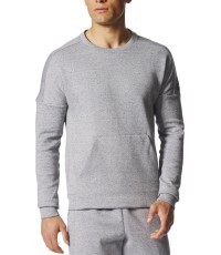 Мужская толстовка Adidas ID Stadium Crewneck Grey CF2404