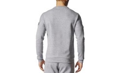 Мужская толстовка Adidas ID Stadium Crewneck Grey CF2404