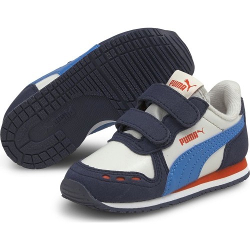 Puma Cabana Racer SL V Inf Kids' Sneakers Nimbus White Blue Red 351980 93