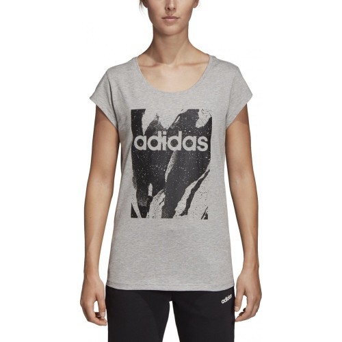 Блузка Adidas W E AOP Tee, серая DU0636