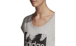 Adidas W E AOP Tee blouse, grey DU0636