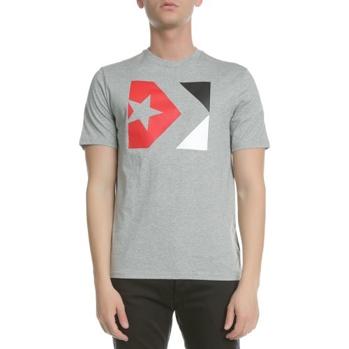 Converse Star Chevron Tri Color Tee Grey T-shirt 10005884 035
