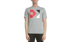 Converse Star Chevron Tri Color Tee Grey T-shirt 10005884 035