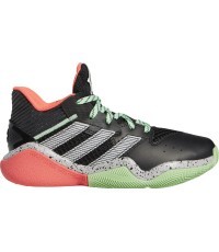 Adidas Harden Stepback J Junior Shoes Black Pink Green FW8545