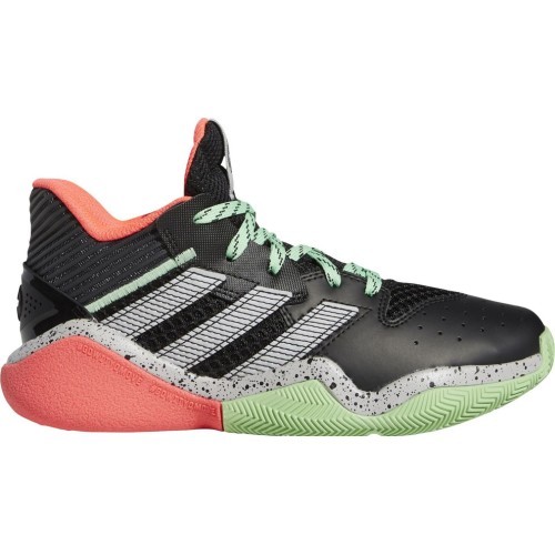 Adidas подростковые кроссовки Harden Stepback J Black Pink Green FW8545