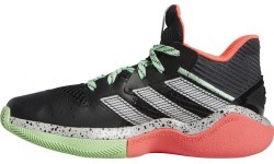 Adidas Harden Stepback J Junior Shoes Black Pink Green FW8545