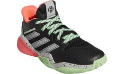 Adidas подростковые кроссовки Harden Stepback J Black Pink Green FW8545