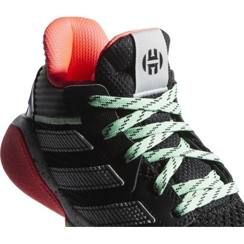 Adidas Harden Stepback J Junior Shoes Black Pink Green FW8545