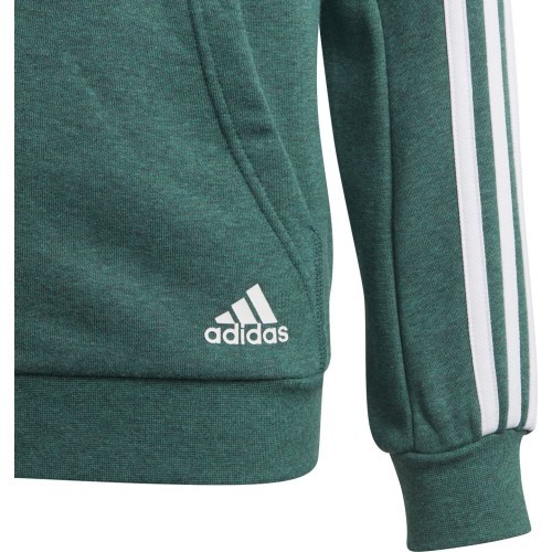 Adidas YB 3S FZ Hoodie Green bērnu džemperis DJ1745