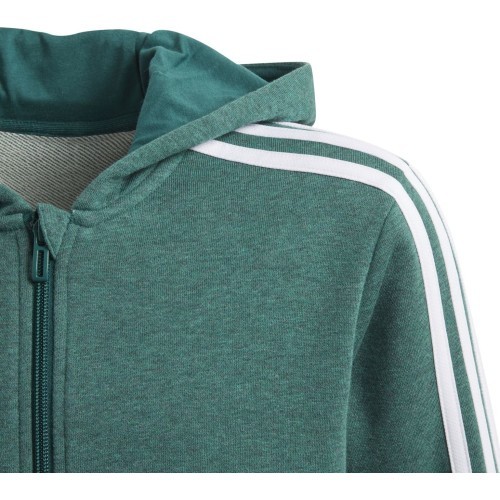 Детская толстовка Adidas YB 3S FZ Hoodie Green DJ1745