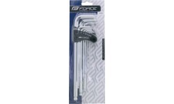 FORCE hex key set 1.5-10mm with holder