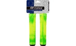 Stūres rokturi Force BMX 145 mm (zaļi/dzelteni)
