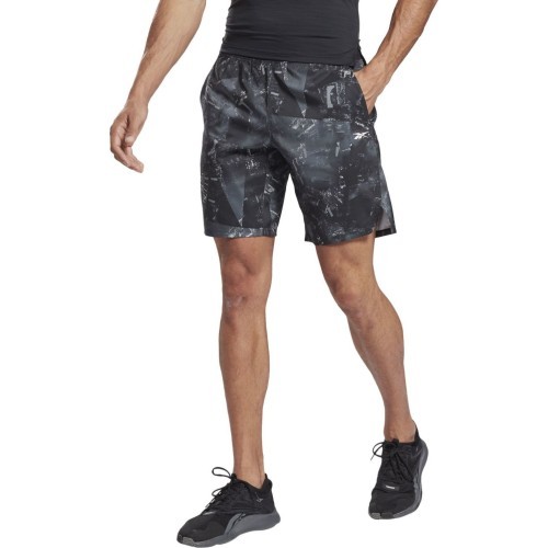 Reebok Men's Shorts TS Epic Ltwt AOP Grey GJ6385