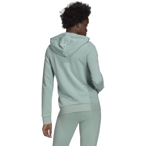 Adidas W Lin FT FZ sieviešu džemperis, zaļš, GL0795