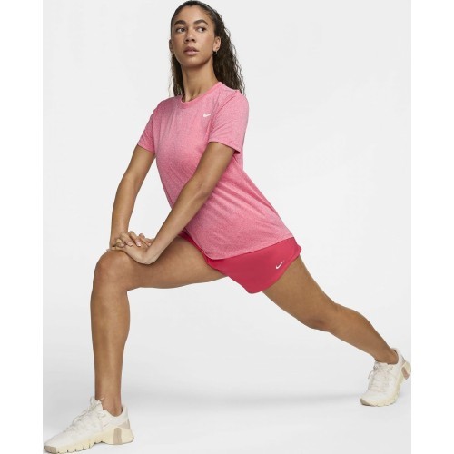 Nike sieviešu krekls W Nk Df Rlgd Ss Tee Pink DX0687 629