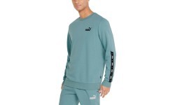Puma Džemperis Vyrams Ess+ Tape Crew Green 847384 50