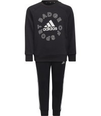 Adidas LK Logo Jog Set bērnu sporta tērps melns H65797