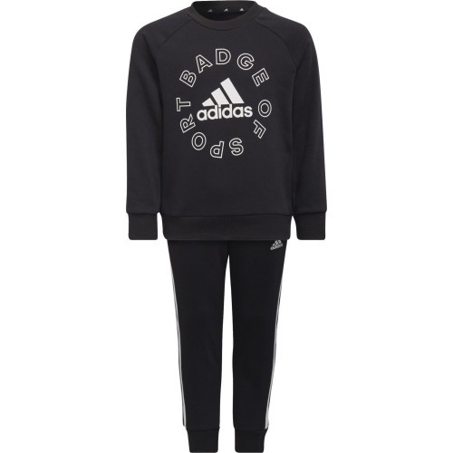 Детский спортивный костюм Adidas LK Logo Jog Set черный H65797