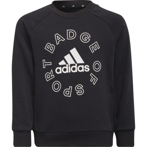 Детский спортивный костюм Adidas LK Logo Jog Set черный H65797