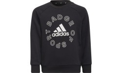 Детский спортивный костюм Adidas LK Logo Jog Set черный H65797