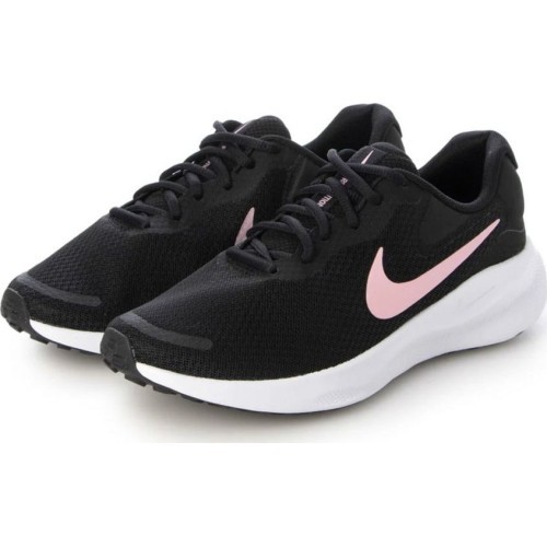 Nike Revolution 7 sieviešu apavi Black White Pink FB2208 004