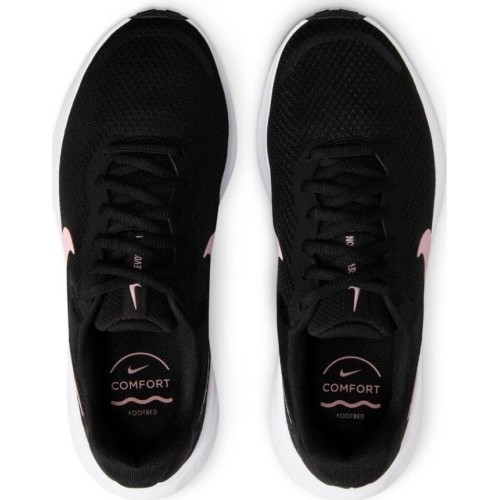 Nike Revolution 7 Women's Shoes Black White Pink FB2208 004