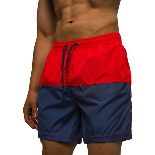 J.Style Men's Swim Shorts Blue Red HM062