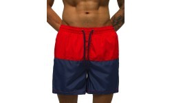 J.Style Men's Swim Shorts Blue Red HM062