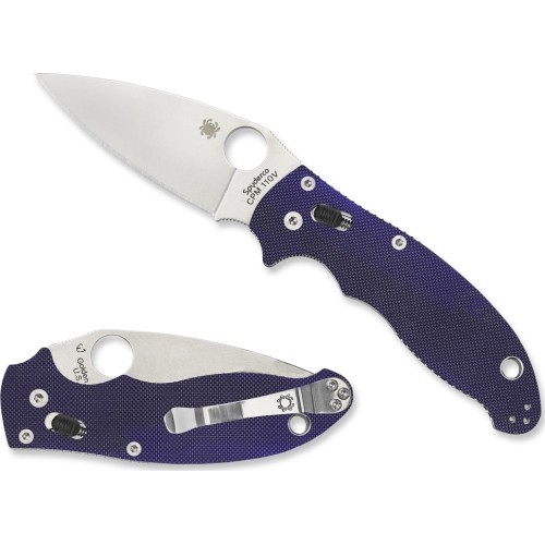 Saliekams nazis Spyderco C101GPDBL2 Manix 2, tumši zils