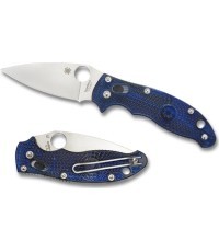 Складной нож Spyderco C101PBL2 Manix 2, полупрозрачный синий