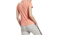 Reebok TE Graphic Vector T женская футболка Peach GI6640