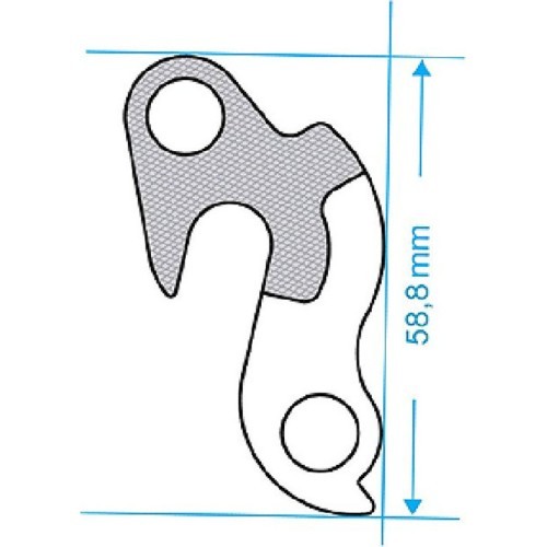 Петух переключателя A HG-014 с винтом, (1006a) правый