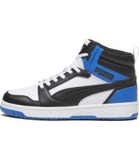 Puma Rebound V6 vīriešu apavi White Blue Black 392326 10
