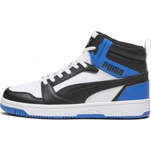 Puma Rebound V6 Men's Shoes White Blue Black 392326 10