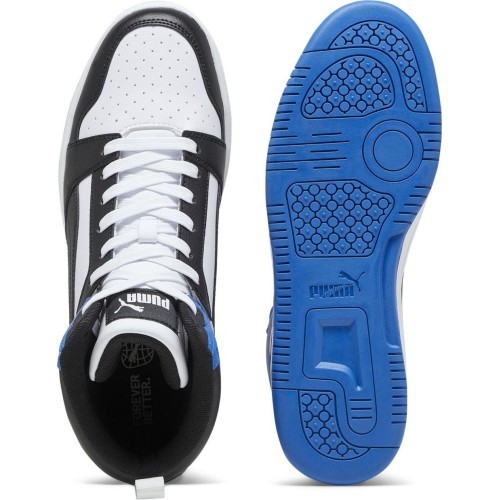 Puma Rebound V6 Men's Shoes White Blue Black 392326 10