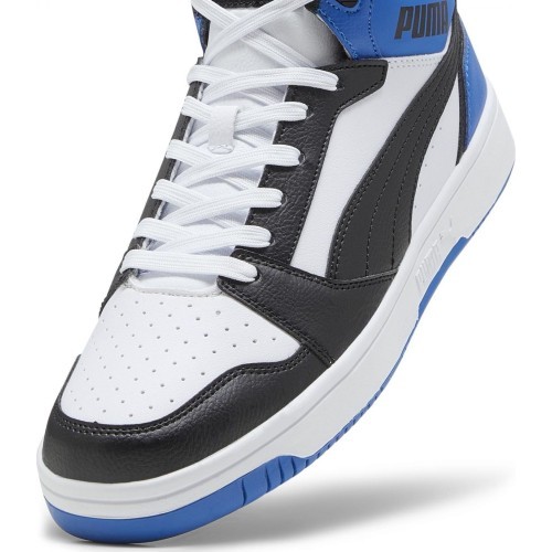 Puma Rebound V6 Men's Shoes White Blue Black 392326 10