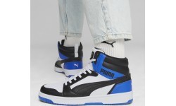 Puma Rebound V6 Men's Shoes White Blue Black 392326 10