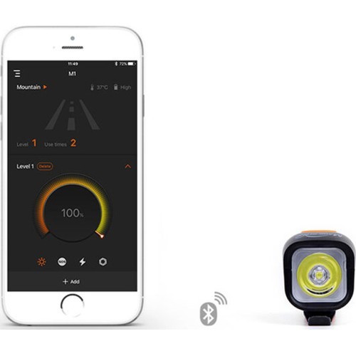 Передний фонарь MagicShine MJ 900B, Bluetooth, 1000 lm (чёрный)