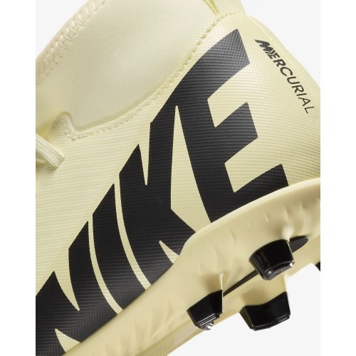 Футбольные бутсы Nike Jr Superfly 9 Club FG/MG для подростков, желто-черные DJ5959 700