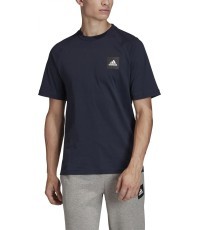 Мужская футболка Adidas MHE Tee Sta, синяя