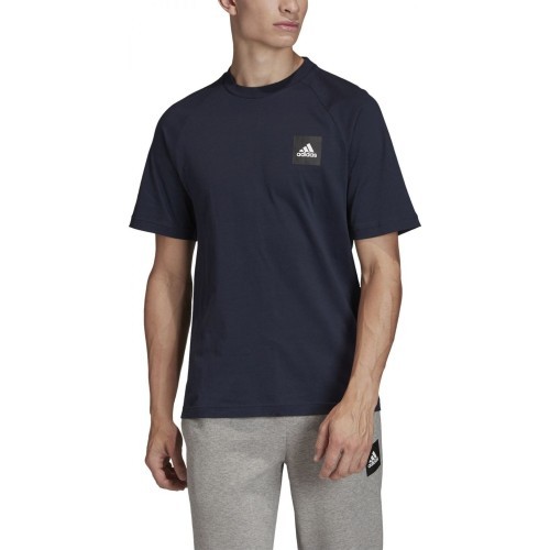 Мужская футболка Adidas MHE Tee Sta, синяя