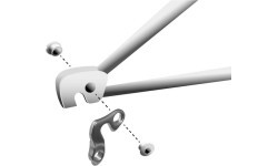 Derailleur Hanger GH-081 with M8x0.75 Bolt (right)