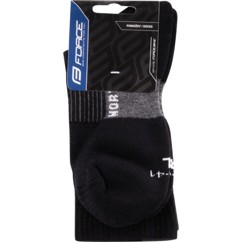 FORCE North Short Socks, black, 36-41 (S-M)