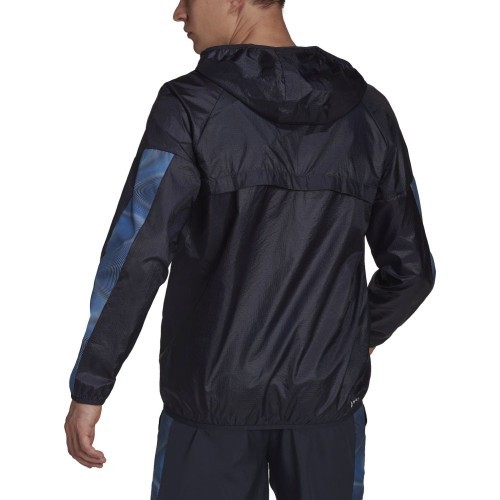 Мужская куртка Adidas Season WB Blue Black HD4335