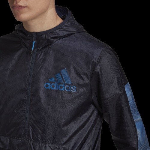 Мужская куртка Adidas Season WB Blue Black HD4335